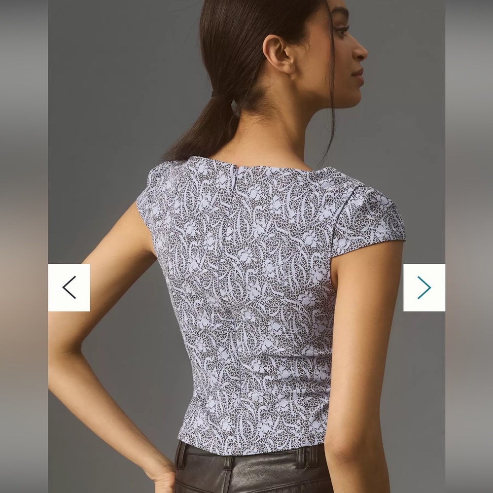 Anthropologie The Cecily Sweetheart Top - Picture 2 of 8